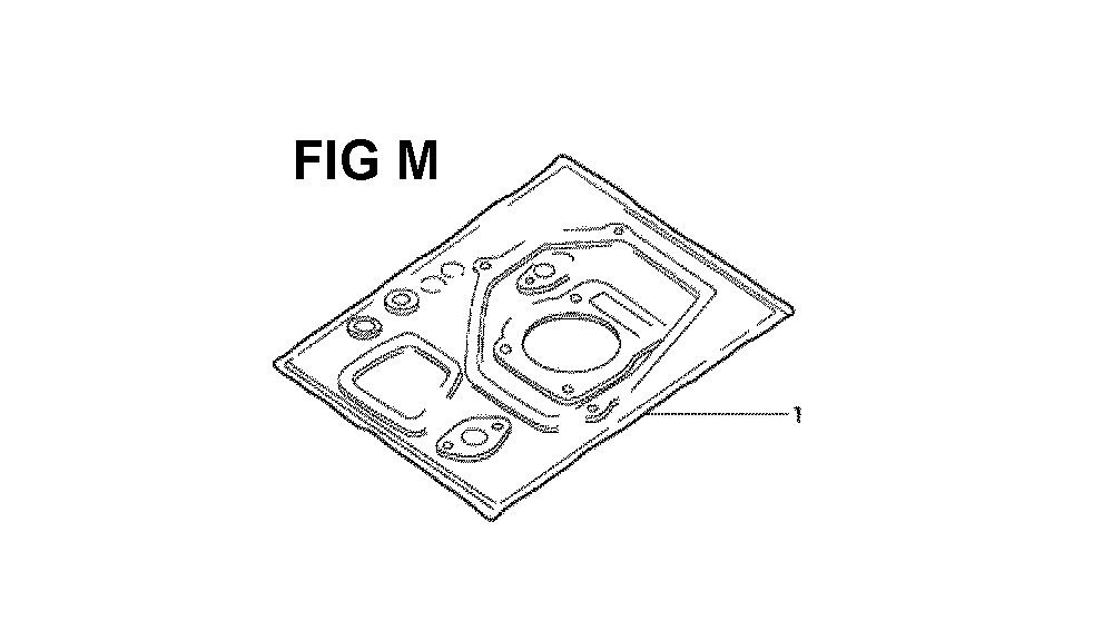 Fig-12 Diagram and Parts List for GXV160K1 Type N15 Honda Engine