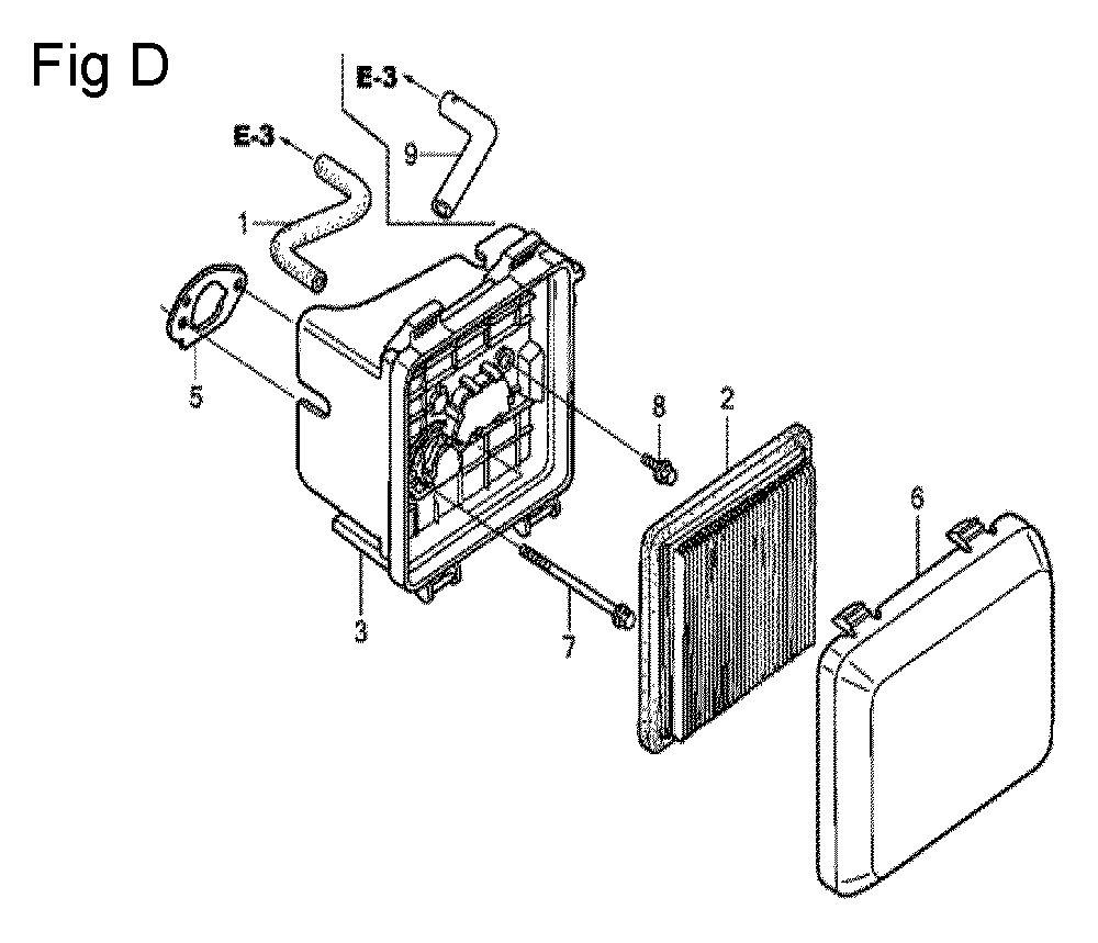 Fig-4 Diagram and Parts List for GCV160A Type A1AE Honda Engine