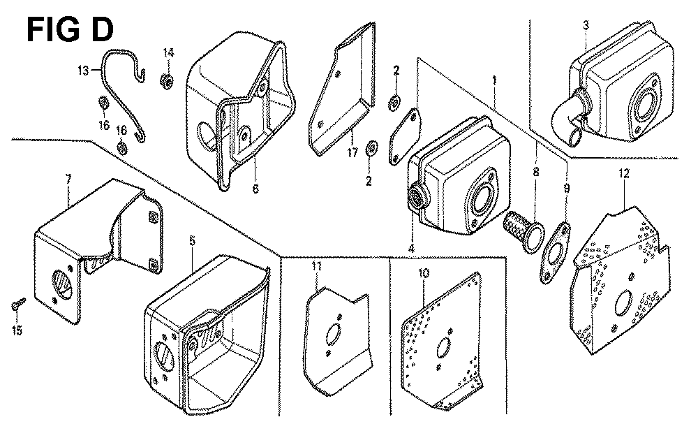 Fig-10 Diagram and Parts List for GXV160K1 Type SFL1 Honda Engine