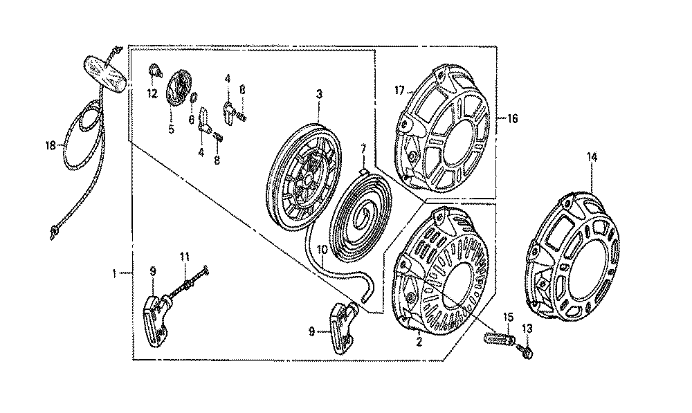 Fig-0 Diagram and Parts List for GX160K1 (QSC2)(20-8669999) Honda Engine