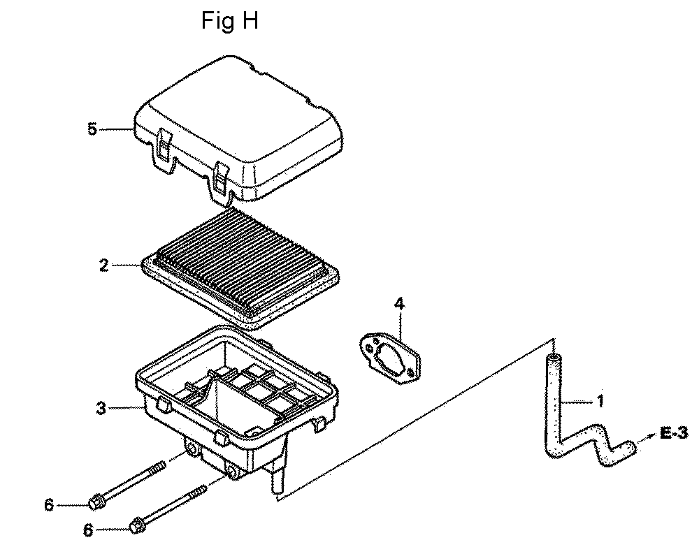 Fig-8 Diagram and Parts List for GC160A Type QHA Honda Engine