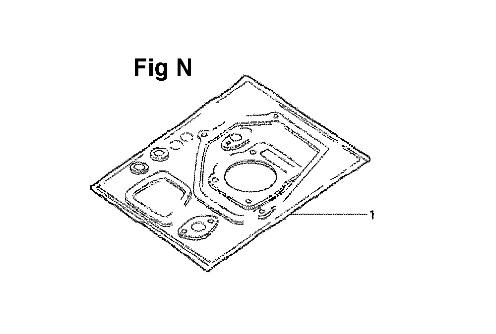 Fig-6 Diagram and Parts List for GXV270 Type DN2 Honda Engine