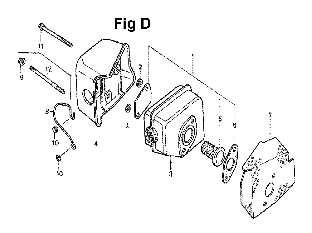 Fig-8 Diagram and Parts List for GXV140 Type N1S Honda Engine