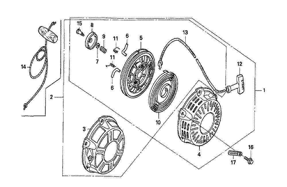 Fig-0 Diagram and Parts List for GX160K1 Type RX4 Honda Engine