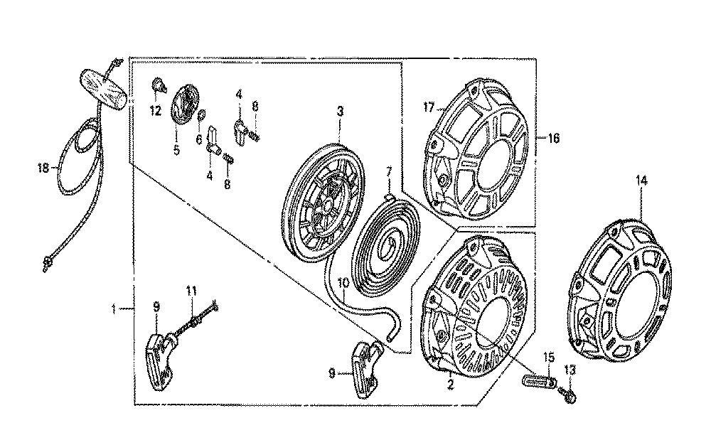 Fig-0 Diagram and Parts List for GX160K1 BL-Seri-61-8669999 Honda Engine