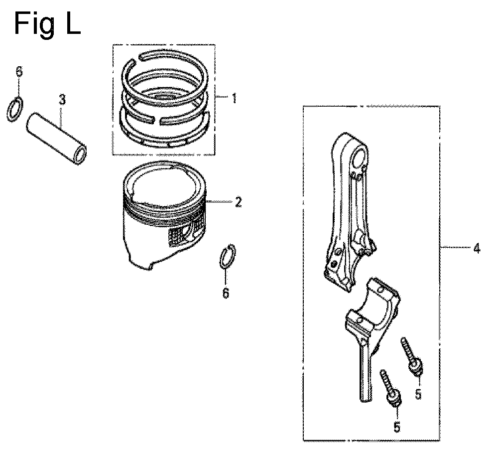 Fig-12 Diagram and Parts List for GC160 Type QHM Honda Engine