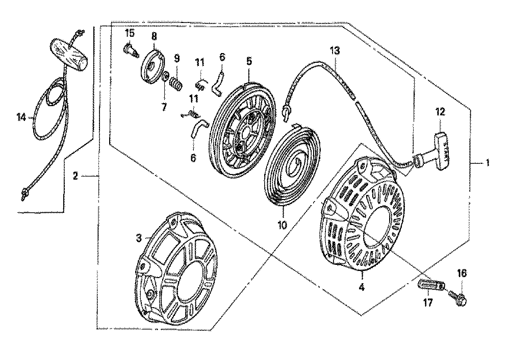 Fig-0 Diagram and Parts List for GX160K1 Type LJC7 Honda Engine