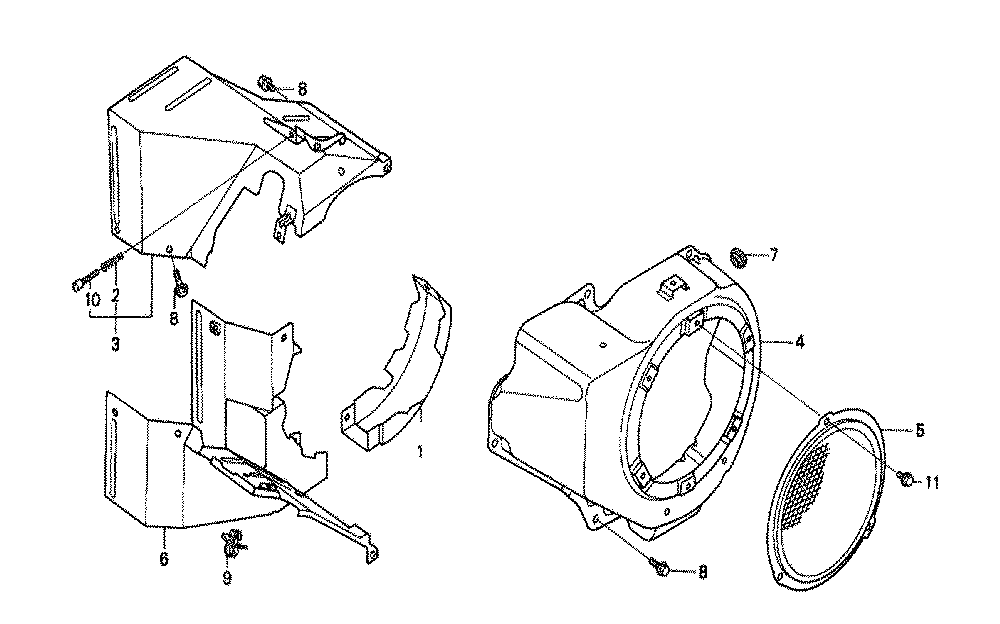 Fig-0 Diagram and Parts List for GX240K1 Type EDS5 Honda Engine