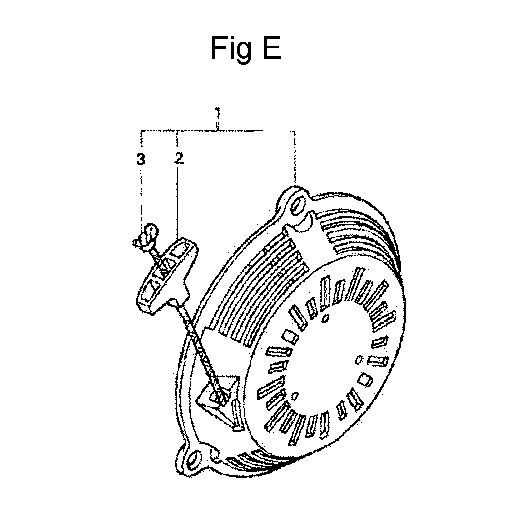 Fig-5 Diagram and Parts List for GC135 Type QHA1 Honda Engine