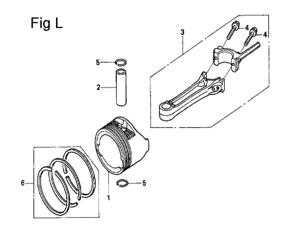 Fig-12 Diagram and Parts List for GCV160A Type A1AF Honda Engine