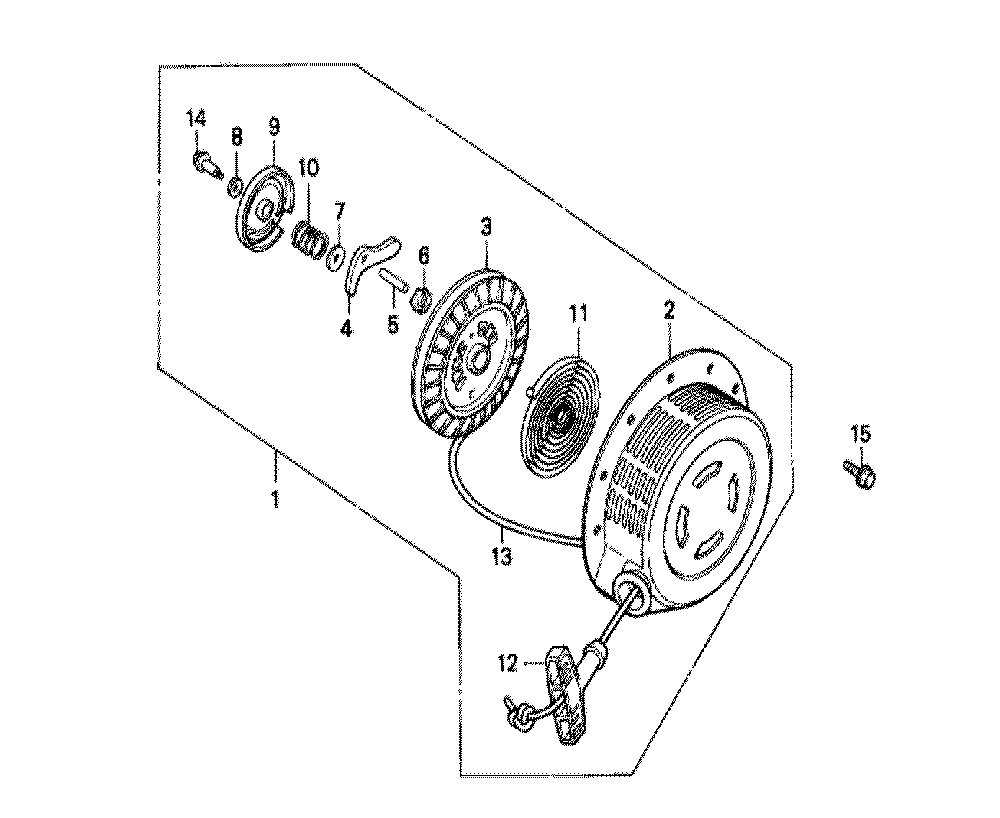 Fig-0 Diagram and Parts List for GX240 Type VNG Honda Engine