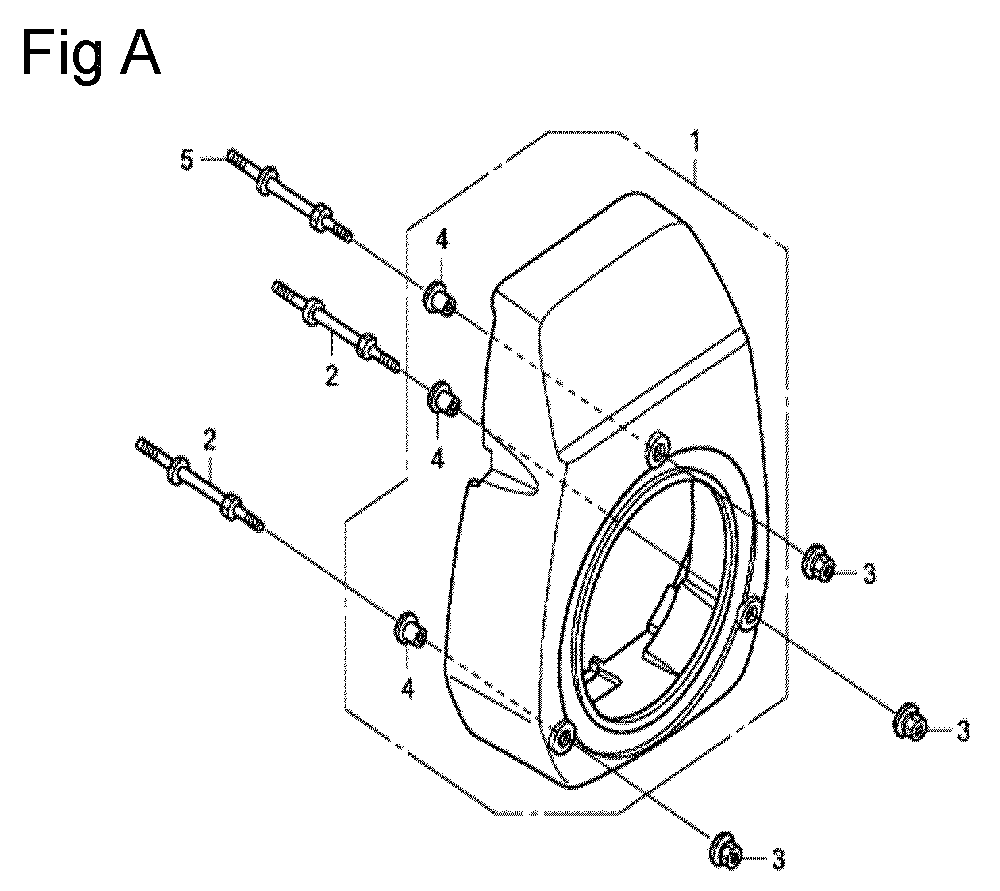 Fig-1 Diagram and Parts List for GC190A Type QHPA Honda Engine