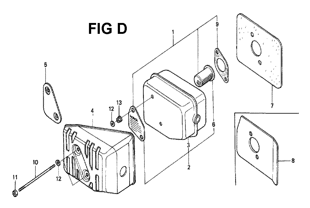 Fig-10 Diagram and Parts List for GXV120 Type SFTH Honda Engine