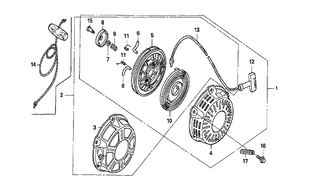 Fig-0 Diagram and Parts List for GX160K1 Type QX26 Honda Engine