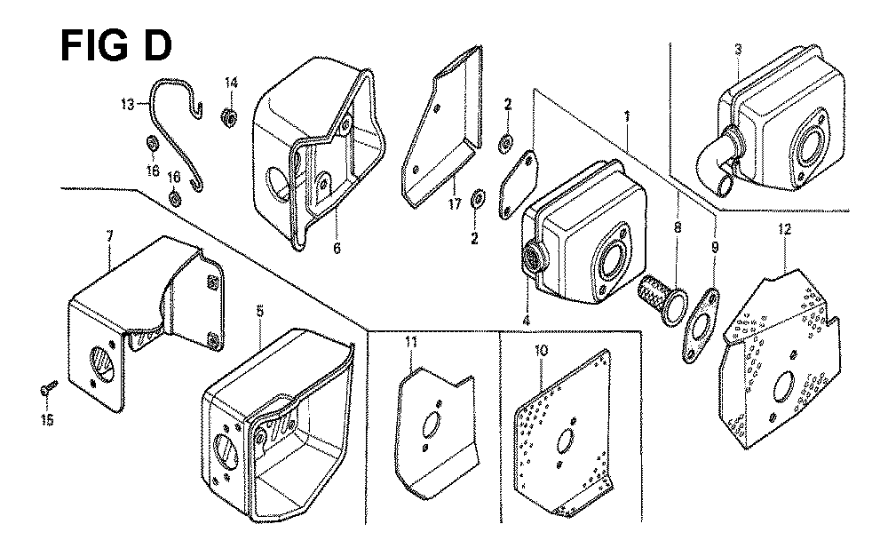 Fig-8 Diagram and Parts List for GXV160K1 Type A15 Honda Engine
