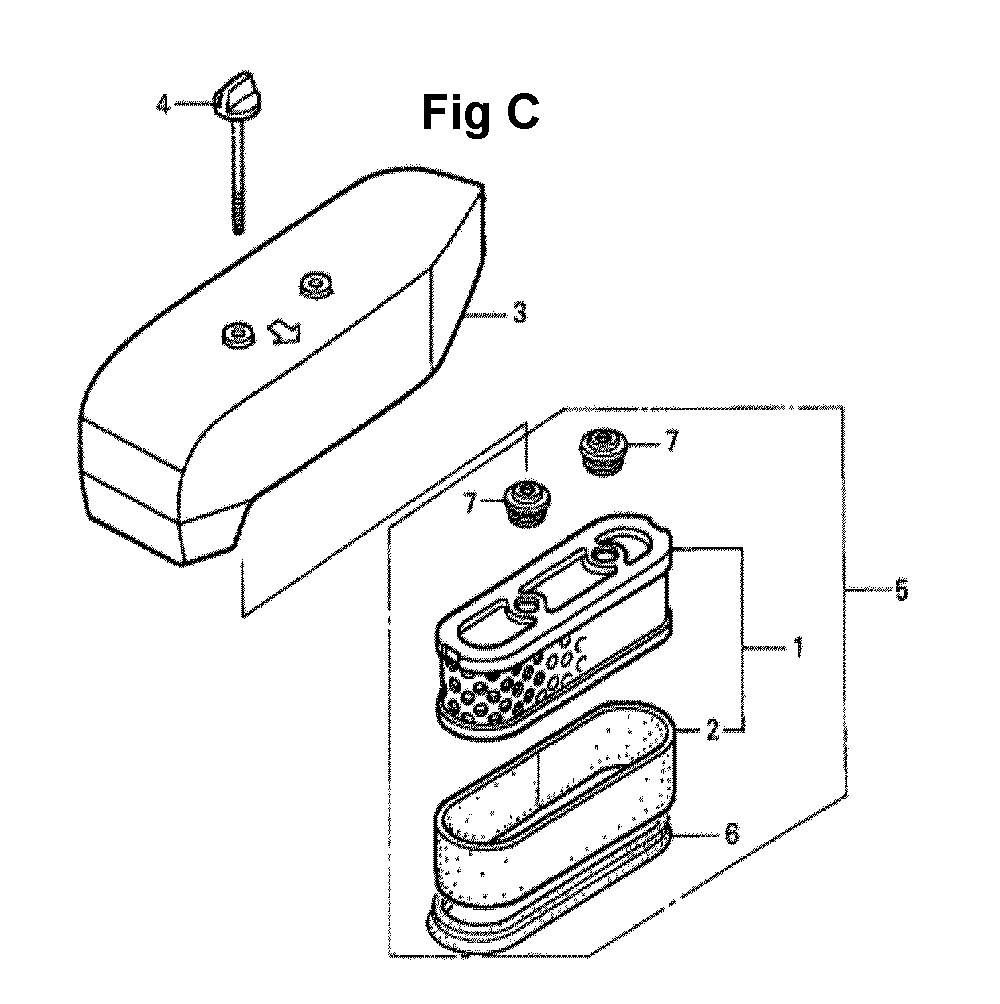 Fig-1 Diagram and Parts List for GXV160K1 Type A1T Honda Engine