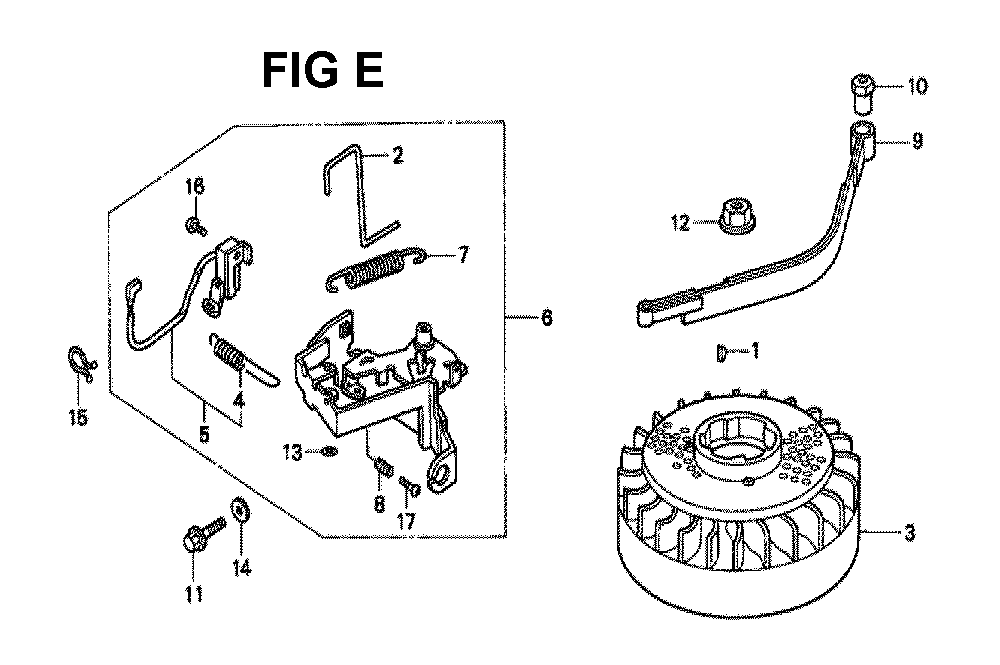 Fig-7 Diagram and Parts List for GXV160K1 Type A1SA Honda Engine