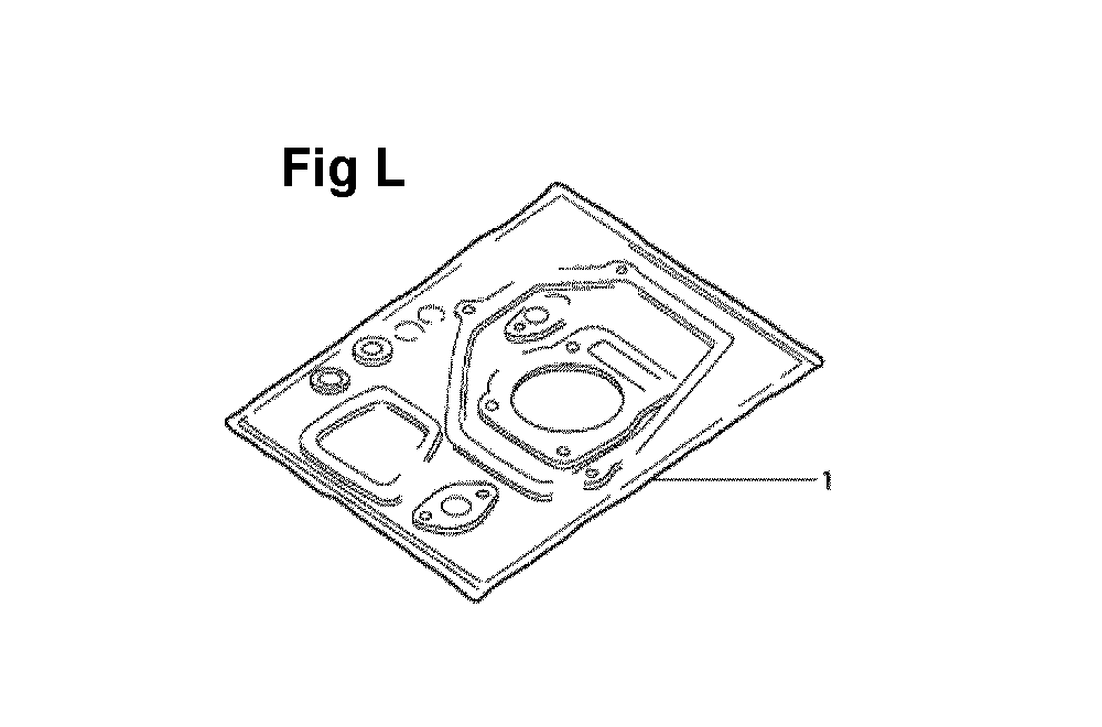 Fig-4 Diagram and Parts List for GXV120 Type PF Honda Engine