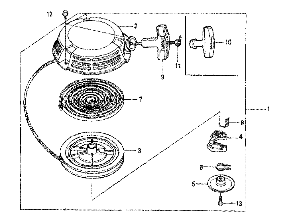 Fig-0 Diagram and Parts List for GXV120 Type SFL1 Honda Engine