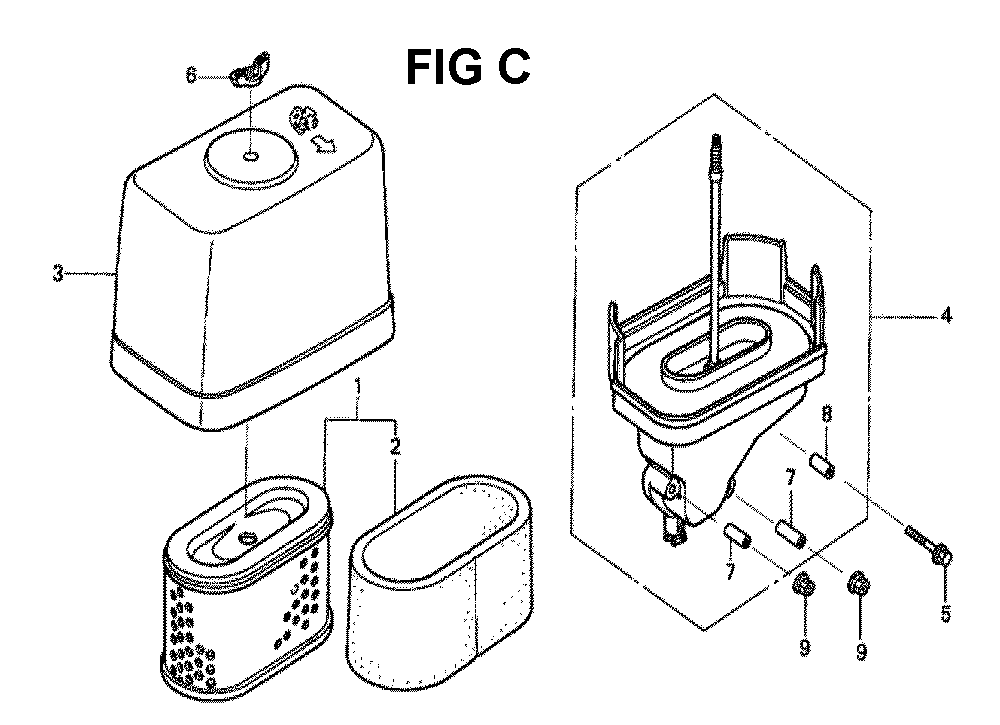 Fig-11 Diagram and Parts List for GXV340K2 Type DA2 Honda Engine