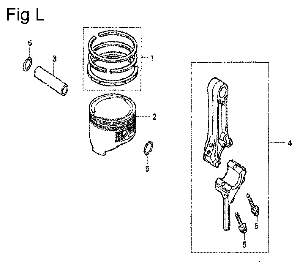 Fig-12 Diagram and Parts List for GC160 Type QHC Honda Engine