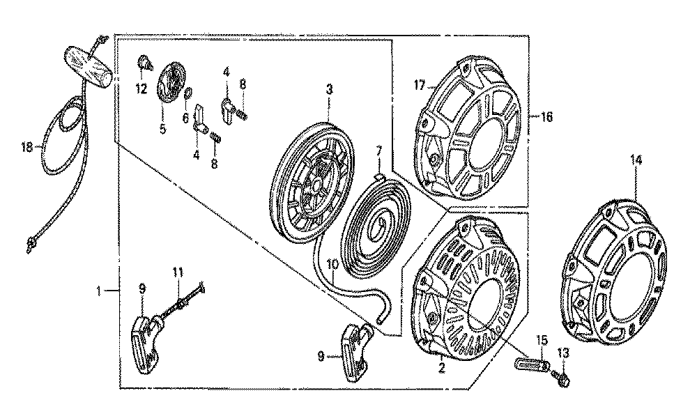 Fig-0 Diagram and Parts List for GX160K1 HX4-Seri-20-8669999 Honda Engine