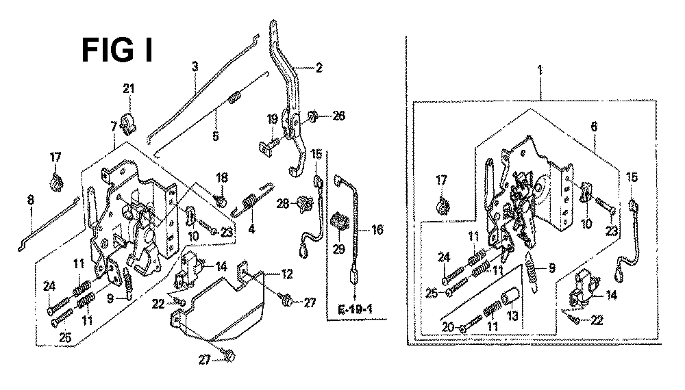 Fig-8 Diagram and Parts List for GXV160H2 Type SFL1 Honda Engine