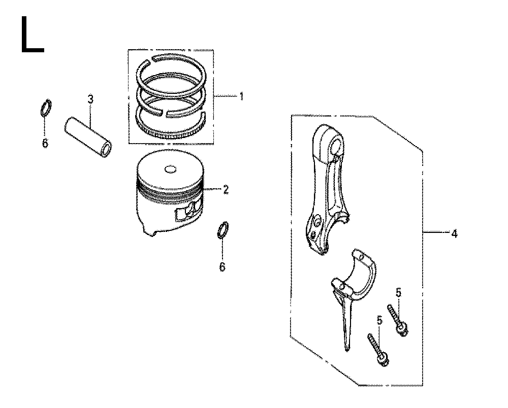Fig-12 Diagram and Parts List for GX100 Type QA2 Honda Engine