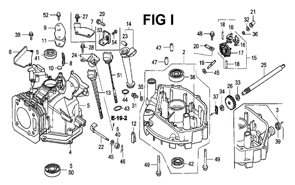 Fig-5 Diagram and Parts List for GXV160K1 Type N426 Honda Engine