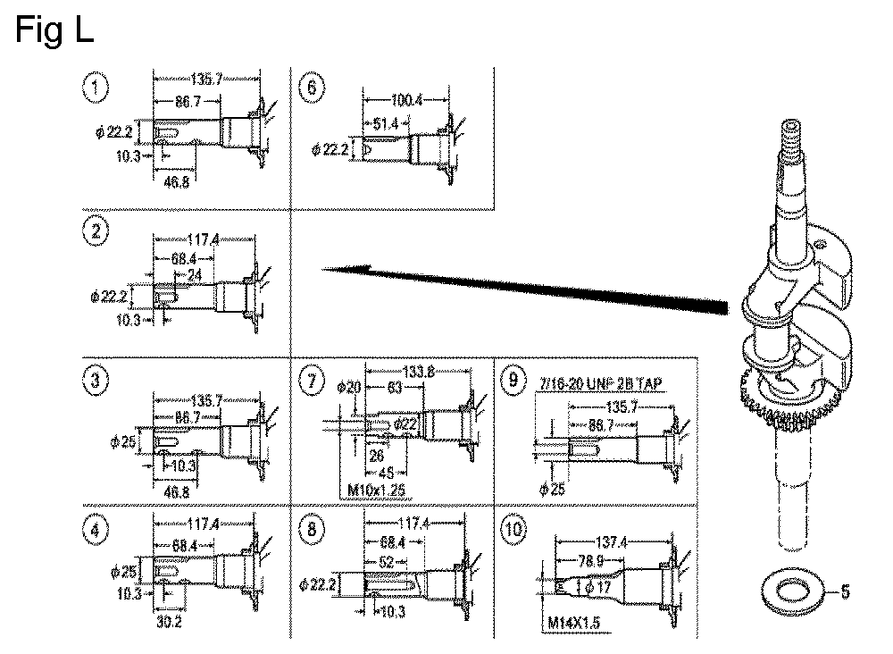 Fig-12 Diagram and Parts List for GCV160A Type S3A2 Honda Engine
