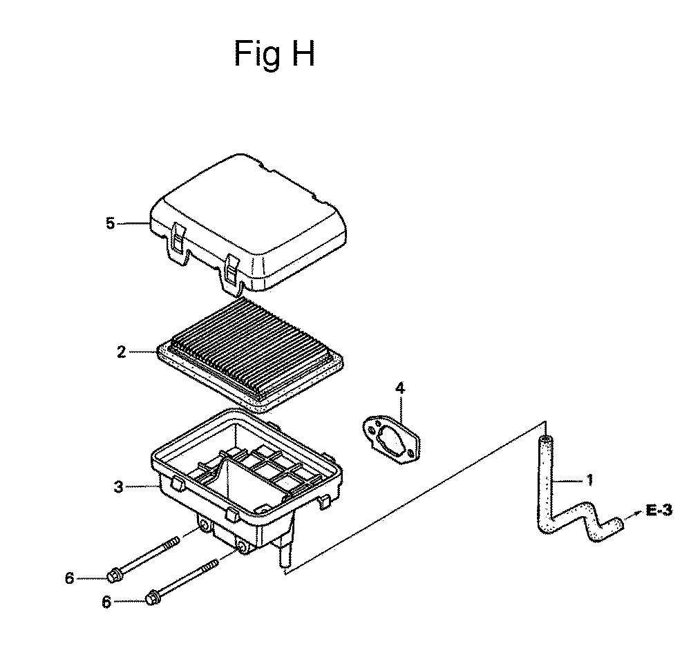 Fig-8 Diagram and Parts List for GC160 Type PHA Honda Engine