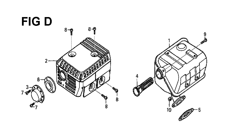 Fig-4 Diagram and Parts List for GX160H1 Type VSPP Honda Engine