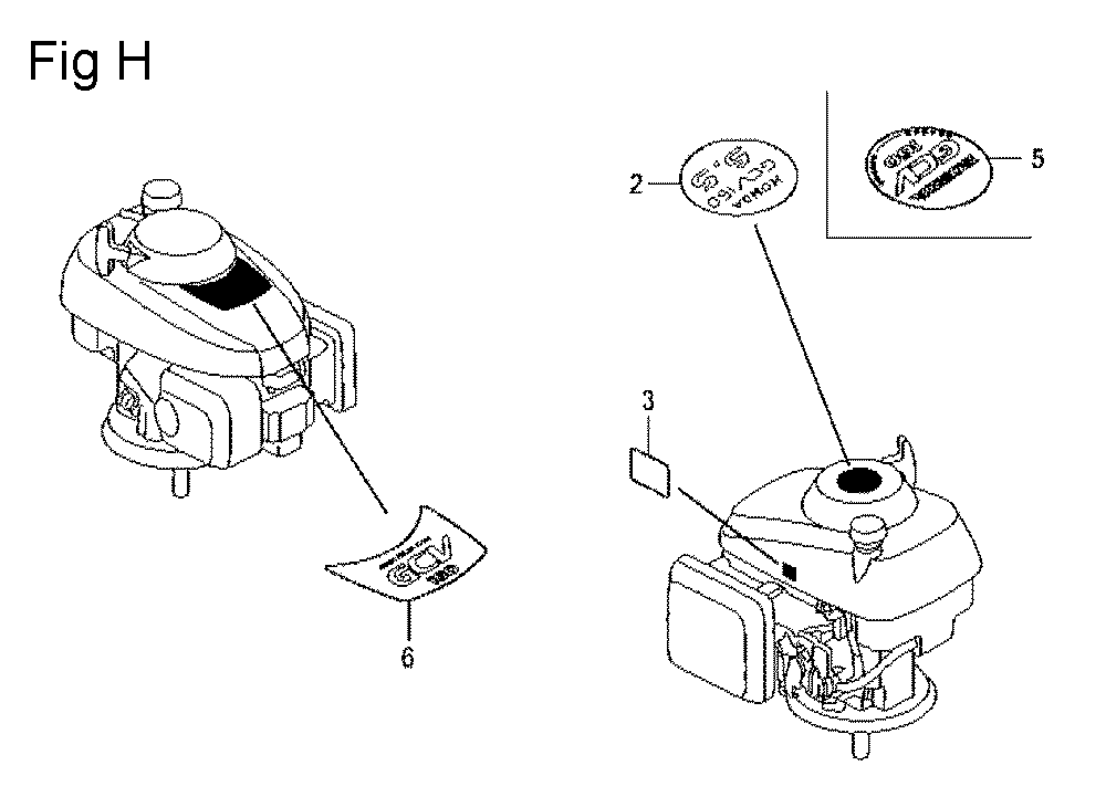 Fig-8 Diagram and Parts List for GCV160LE Type N7A1 Honda Engine