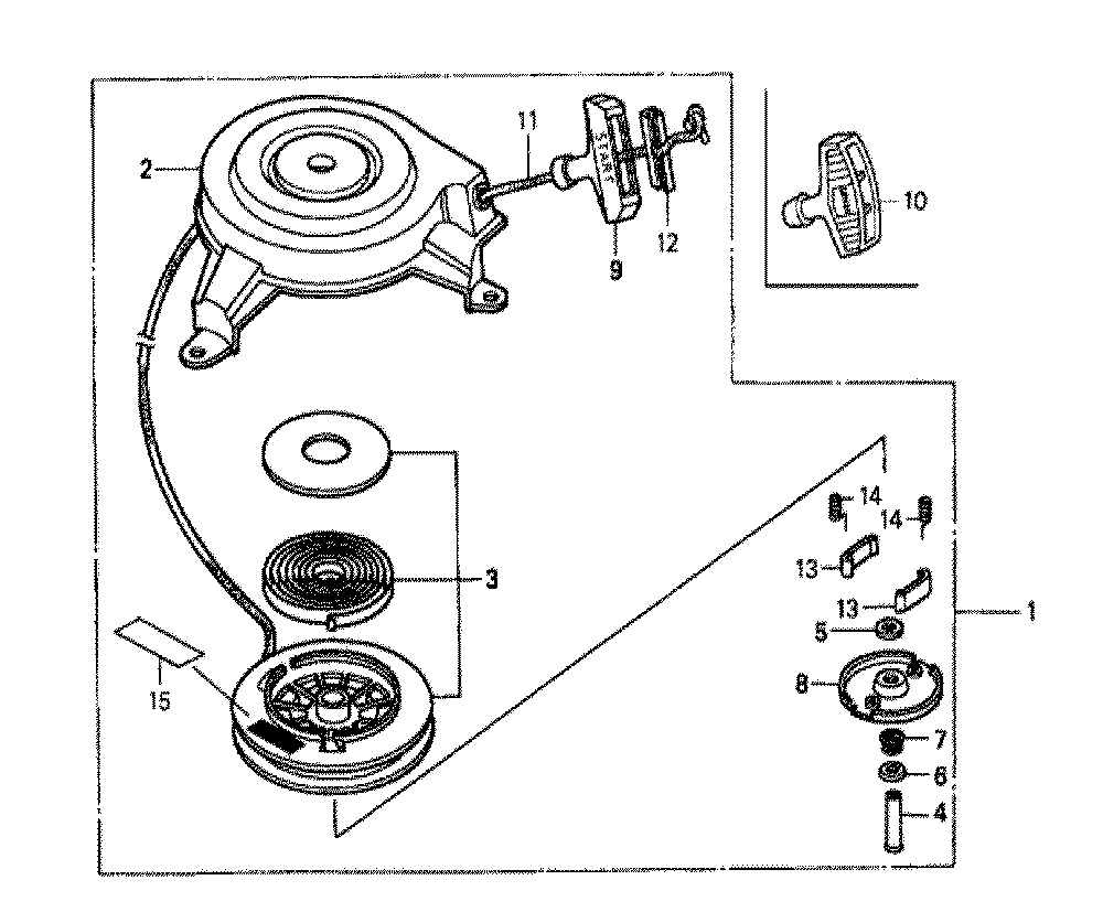 Fig-0 Diagram and Parts List for GXV160K1 Type N42 Honda Engine