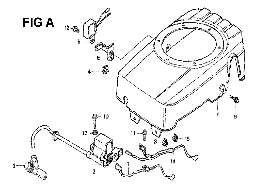 Fig-13 Diagram and Parts List for GXV160 Type SFL Honda Engine