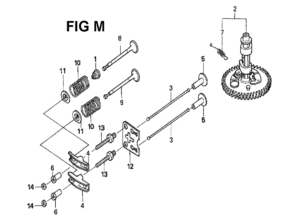 Fig-5 Diagram and Parts List for GXV160H2 Type N15 Honda Engine