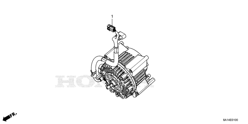 Motor Diagram and Parts List for GXE20S (Type S1)(GMACK-1000001-9999999) Honda Engine