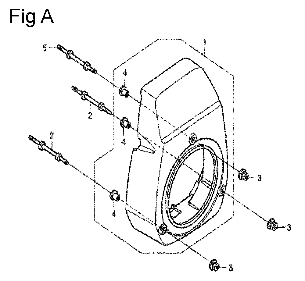 Fig-1 Diagram and Parts List for GC190A Type VXE Honda Engine
