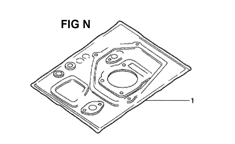 Fig-13 Diagram and Parts List for GXV340K2 Type DN3 Honda Engine