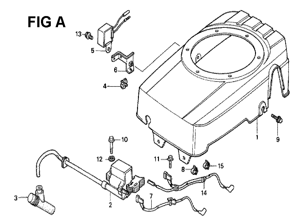 Fig-4 Diagram and Parts List for GXV160 Type SFS Honda Engine