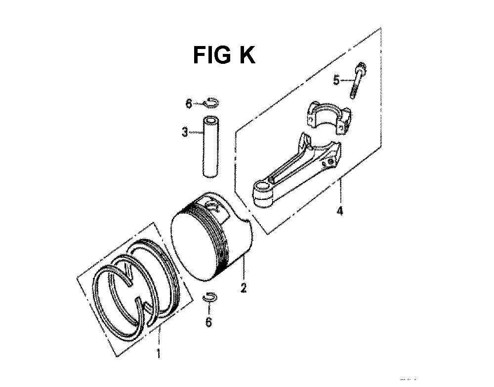 Fig-2 Diagram and Parts List for GXV120 Type A21 Honda Engine