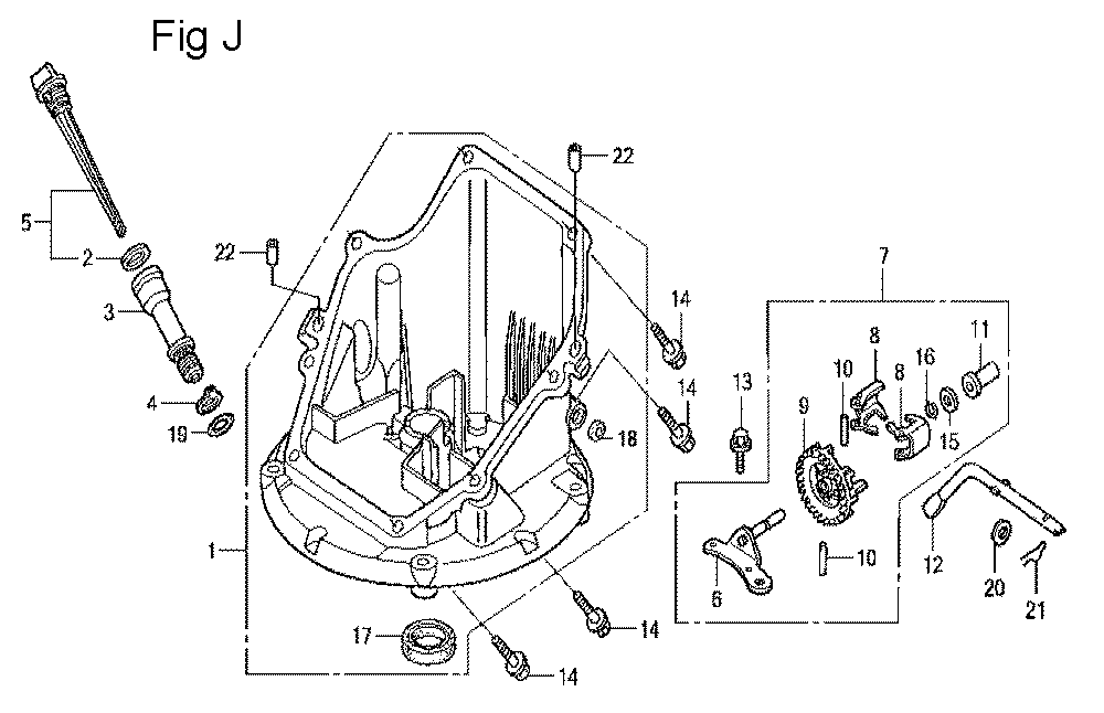 Fig-10 Diagram and Parts List for GCV160LE Type A2A9A Honda Engine