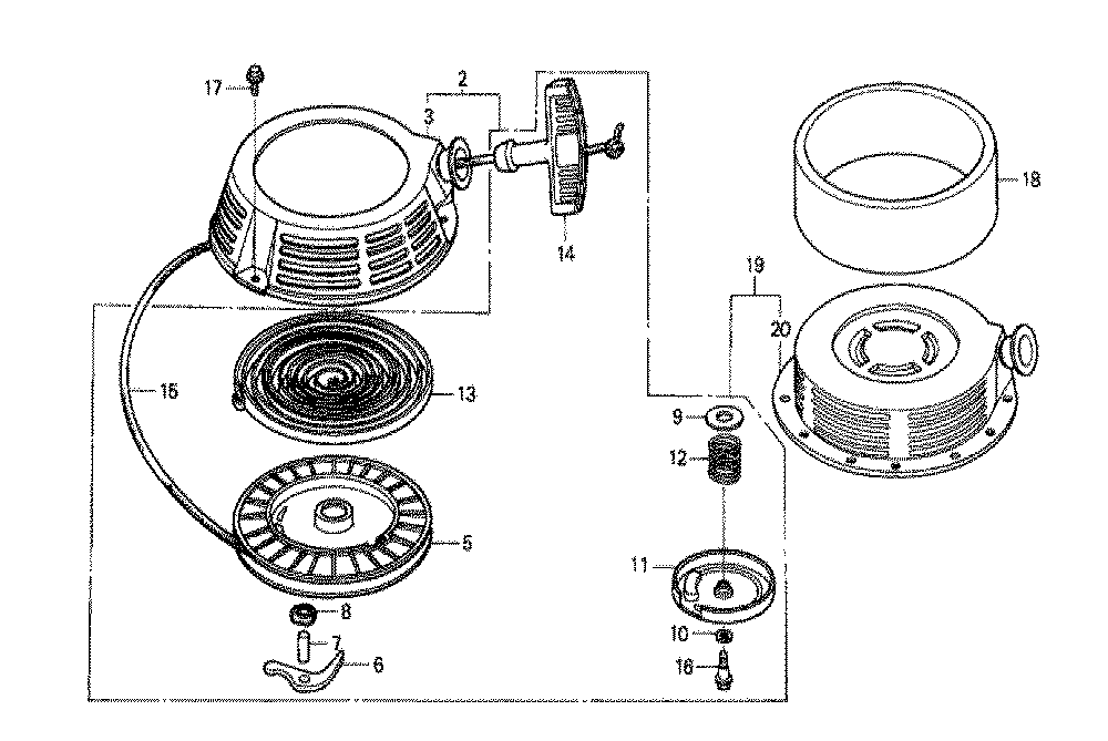 Fig-0 Diagram and Parts List for GXV340 Type DAT Honda Engine
