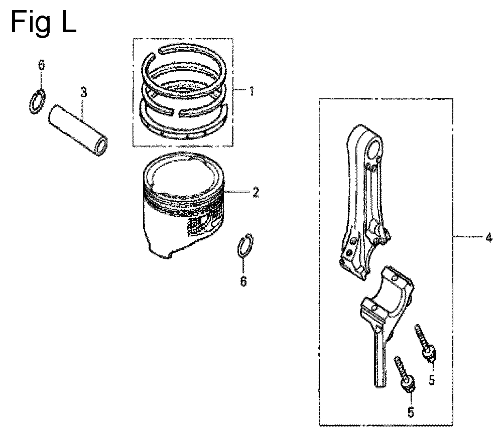 Fig-12 Diagram and Parts List for GC135 Type VHU Honda Engine