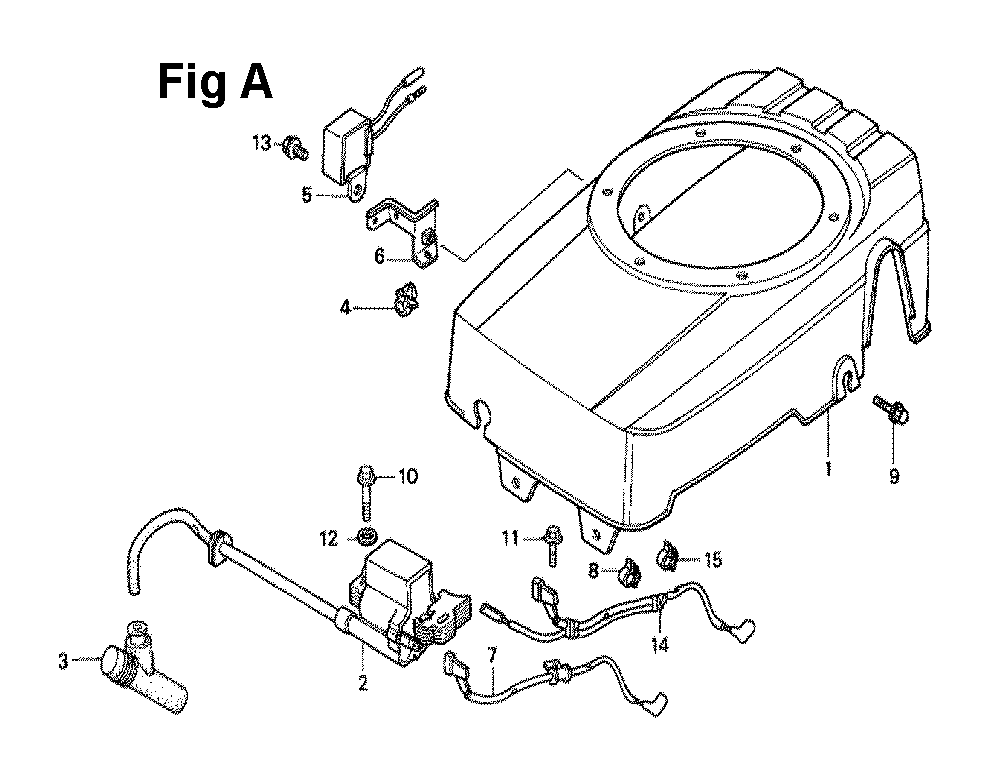Fig-1 Diagram and Parts List for GXV160 Type A1L Honda Engine