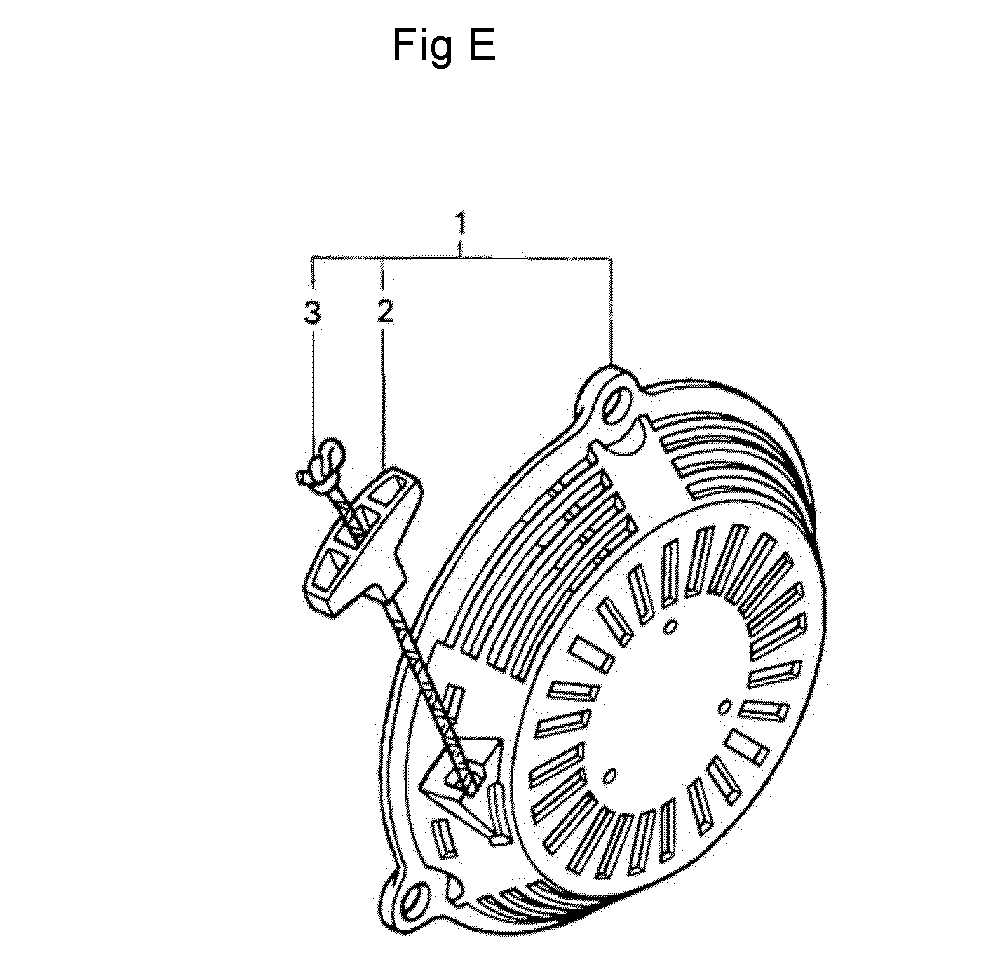 Fig-5 Diagram and Parts List for GS160LA Type QHAF Honda Engine