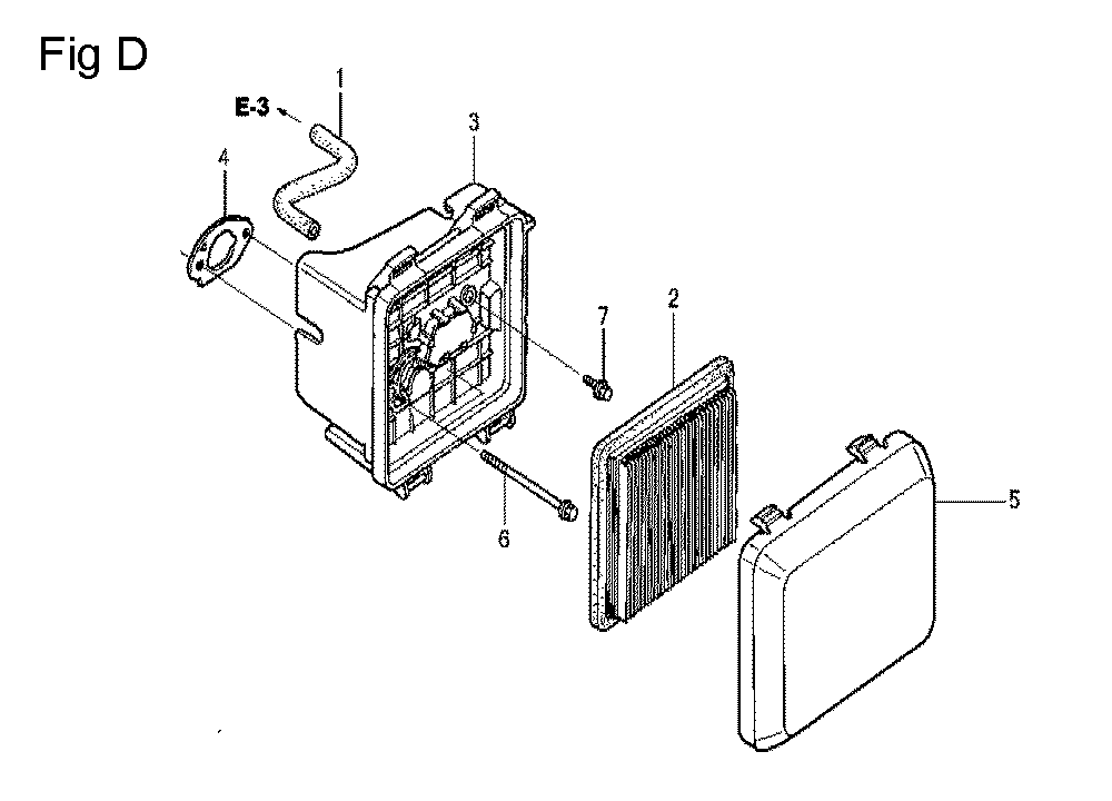 Fig-4 Diagram and Parts List for GCV160LA Type N5R Honda Engine