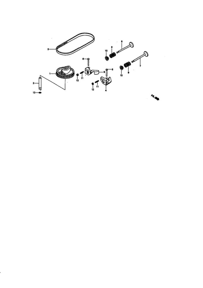 Camshaft Pulley 2 Diagram and Parts List for GCV-160-A1  Honda Engine