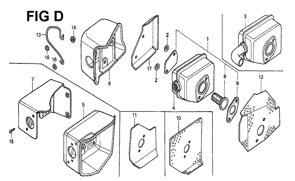 Fig-6 Diagram and Parts List for GXV160 Type N5C Honda Engine