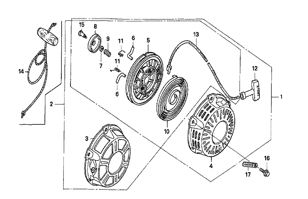Fig-0 Diagram and Parts List for GX160K1 Type QXM1 Honda Engine